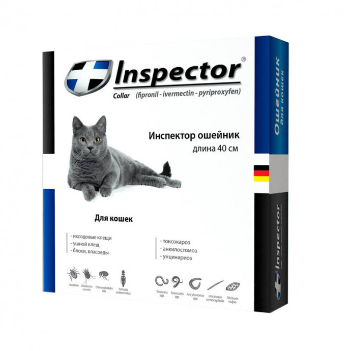 Инспектор ошейник для кошек 40 см Инспектор ошейник для кошек 40 см
