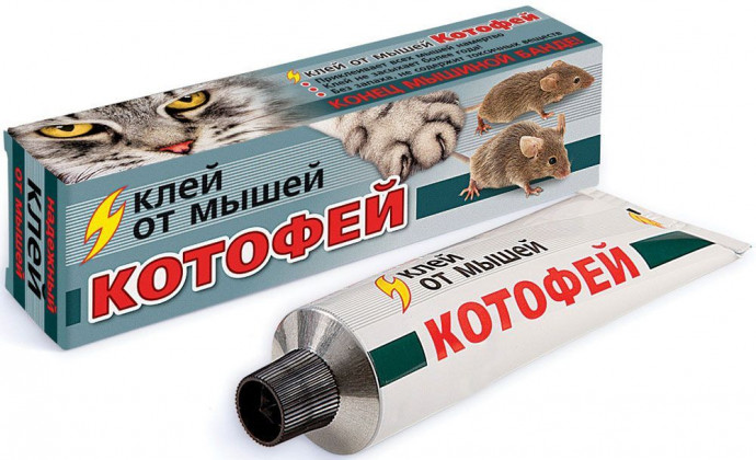 Клей для отлова грызунов котофей 135грамм(65гр)