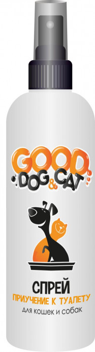 Спрей "Good dog&cat" для приучения к лотку-150мл Спрей "Good dog&cat" для приучения к лотку-150мл